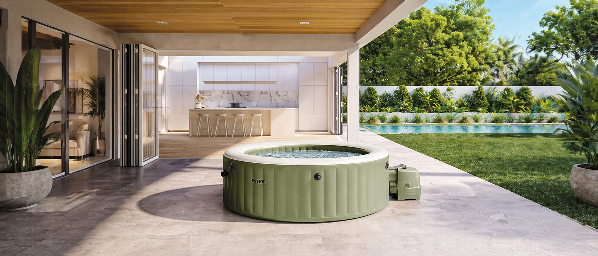 🛁 Spa Gonflable Intex PureSpa 28426NP 4 Places WiFi – Détente & bien-être à domicile